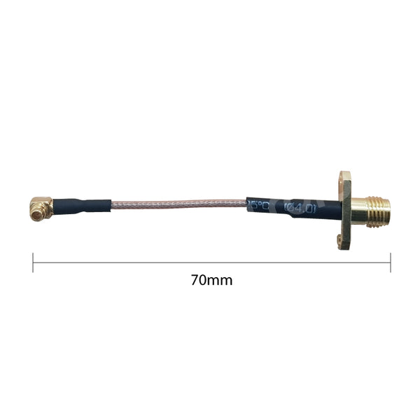 L- Shape MMCX to SMA Antenna Pigtail - Replacement for EWRF e709TM3 - Total Rotor